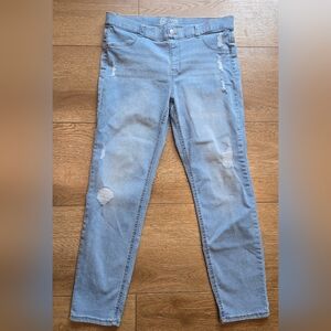 Wonder Nation Fashion Jean Jegging Distressed Plus Size 14-16